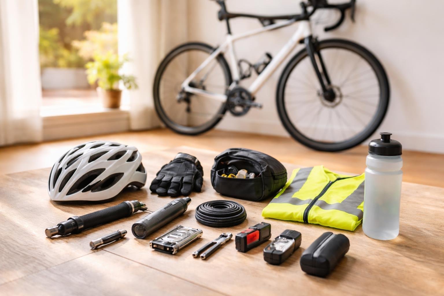 Základná cyklistická výbava pre začiatočníkov aj pokročilých, bezpečná a pohodlná