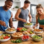 - Aktívni športovci vo fitnes prostredí s bezlepkovým jedálničkom a plánom.