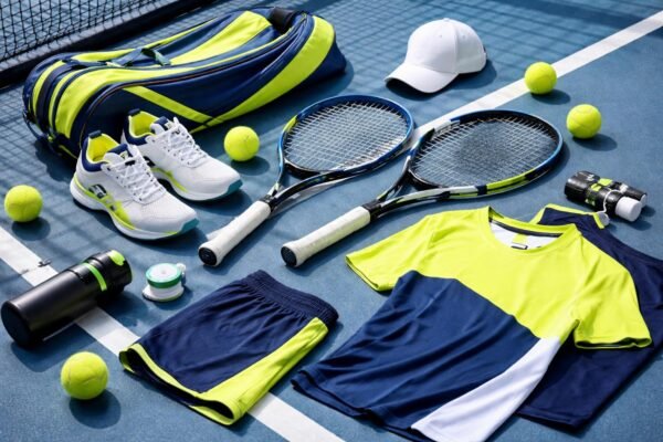- Kompletná tenisová výbava pre rekreačných aj aktívnych hráčov na kurte.