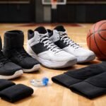 - Dynamický hráč na basketbalovom ihrisku s výbavou a ochotou trénovať.