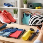 Náhľad na výber športového vybavenia pre výkon a pohodlie, dlhodobé použitie.