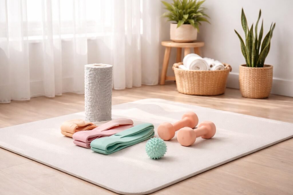 Kompaktné pomôcky na cvičenie doma, jednoduché, efektívne a dostupné pre každého