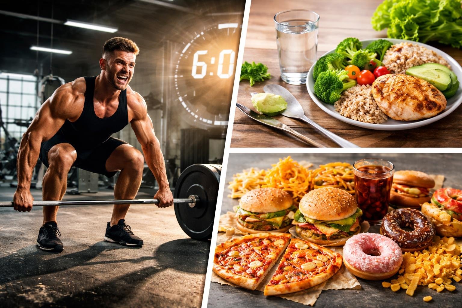 Športovec po tréningu s vyváženou stravou bojuje s bežnými chybami.