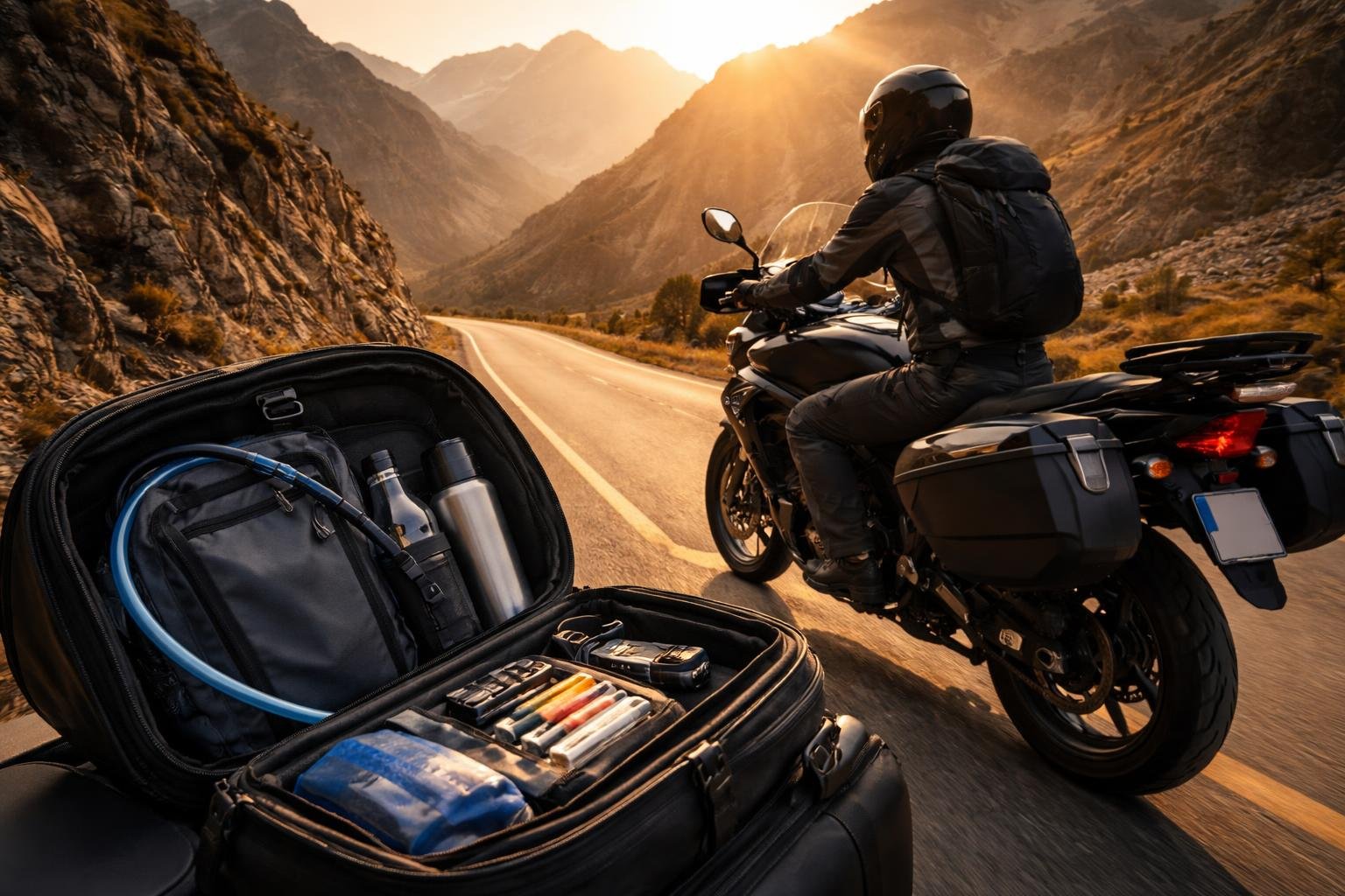 - Motocyklisti na dlhých trasách s kvalitnými doplnkami a výbavou pre pohodlie.