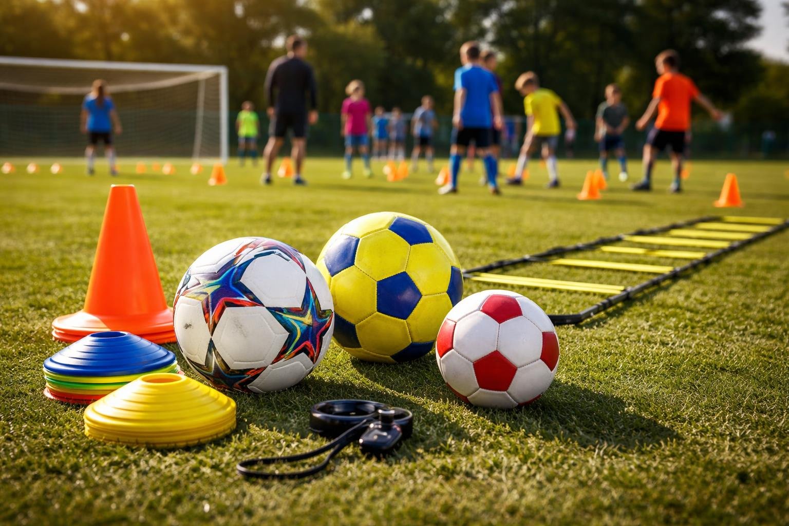 Kvalitná futbalová lopta a pomôcky zlepšujú výkon a bezpečnosť na tréningu aj na zápase