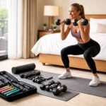 - Prenosné fitness pomôcky na cesty umožňujú udržať kondíciu kdekoľvek, ľahko a efektívne.