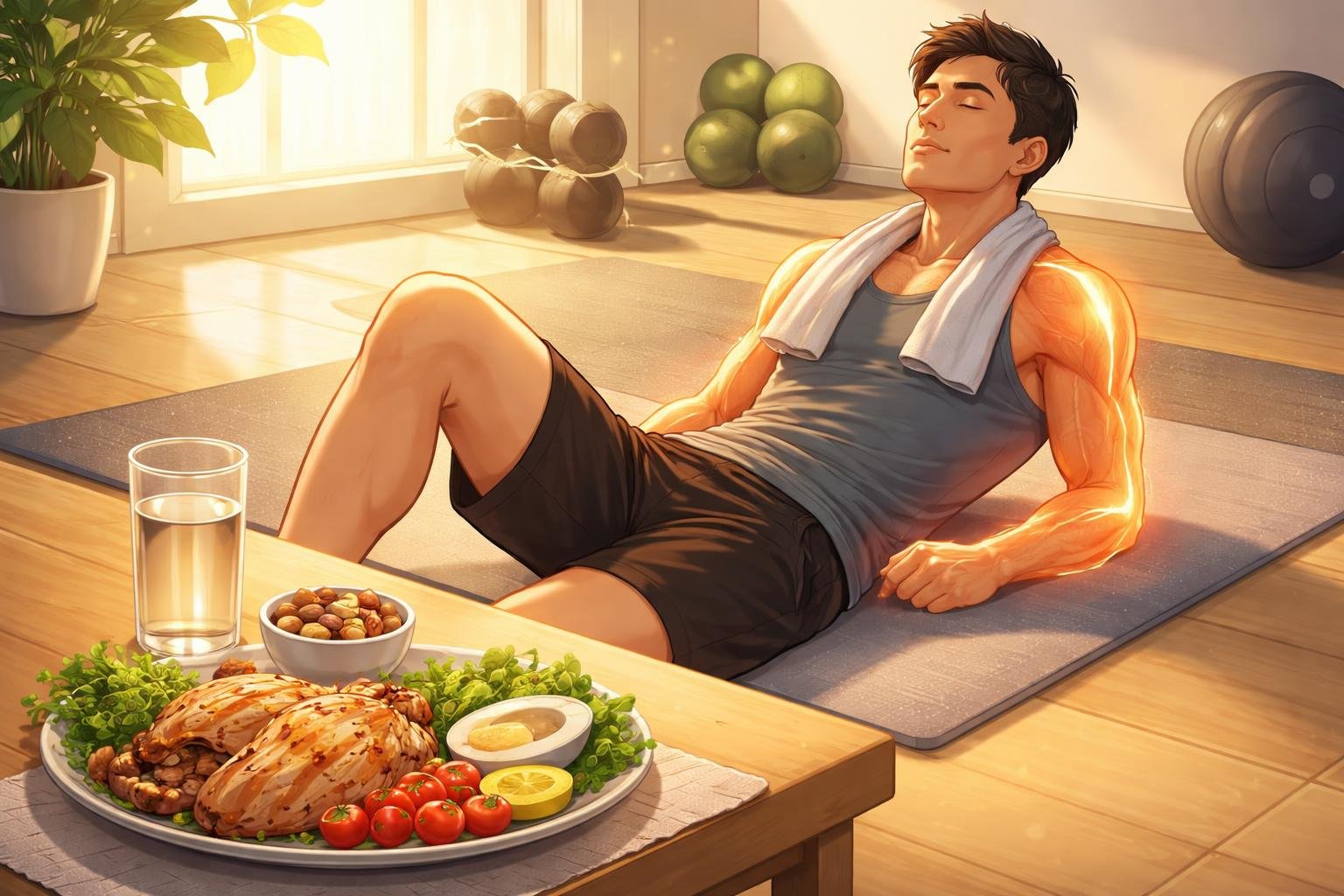 - Regenerácia svalov po tréningu je kľúčová pre pokrok tela a výkonnosti