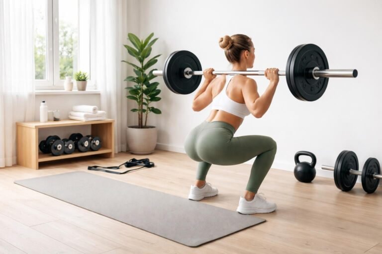 Domáca posilňovňa: základné vybavenie, skromný rozpočet, efektívne cvičenie, malý priestor, univerzálne náčinie.