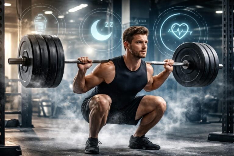 - Strava a regenerácia určujú výsledky pri silovom tréningu, nie len tréning.