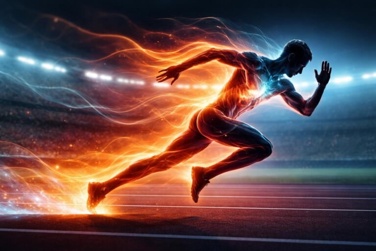 Športovec vykonáva tréning pri riadenej termogenéze a teplote tela počas fyzickej činnosti.