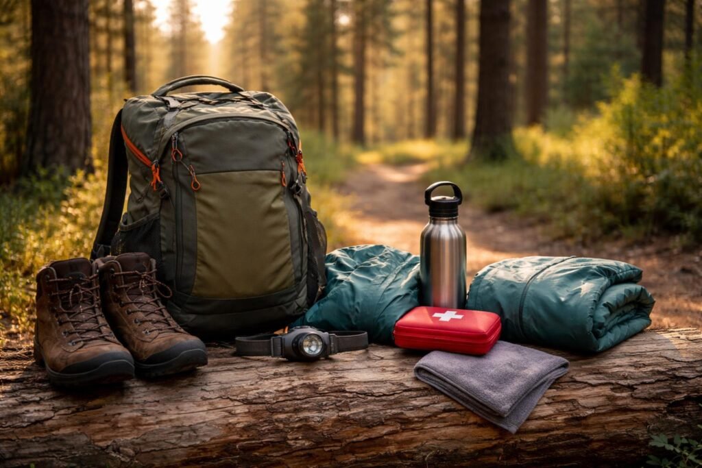 - Turistické vybavenie pre začiatočníkov: krátke body, praktické rady na výlety