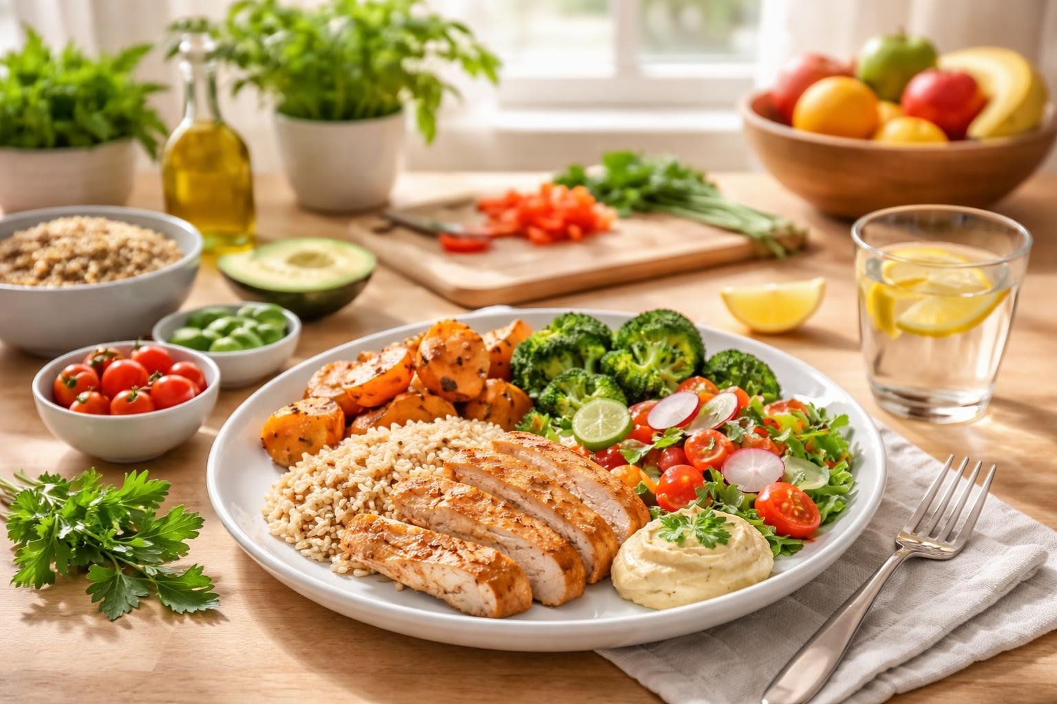 - Krátky a praktický vzorový jedálniček pre začiatočníkov na zdravé stravovanie.